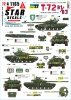 Star Decals 72-A1165 War in Ukraine 22 Ukrainian T-72B1 and T-72B3 1/72